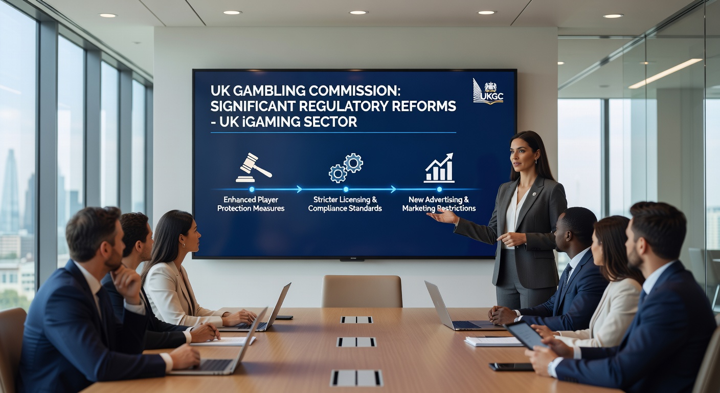 Infographic detailing sector breakdowns in UK gambling GGY, with pie charts for remote vs non-remote and casino highlights