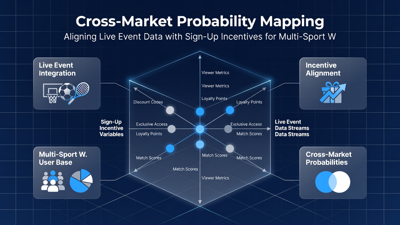 Mobile dashboard displaying layered multi-sport wager options with probability overlays and incentive eligibility markers