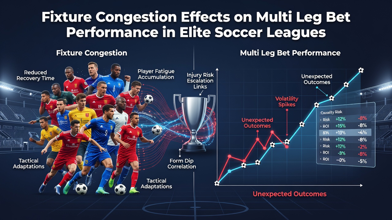 Football players showing signs of fatigue during a congested match schedule in an elite league