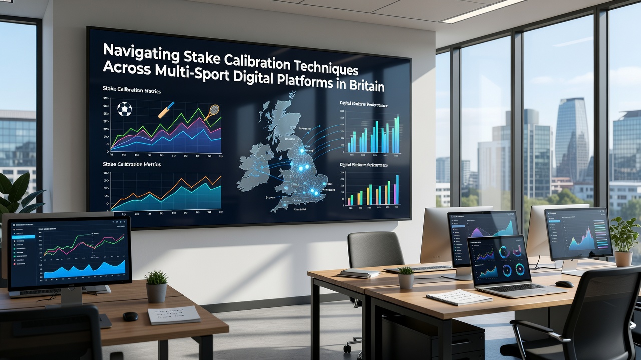 Dashboard view showing stake calibration tools across football and horse racing sections